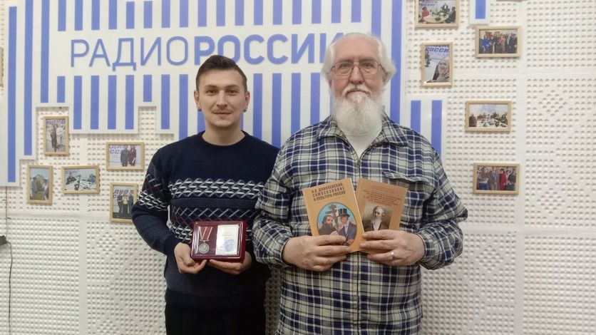 Корреспондент Радио России. Орел Григорий Николаев награжден памятной медалью