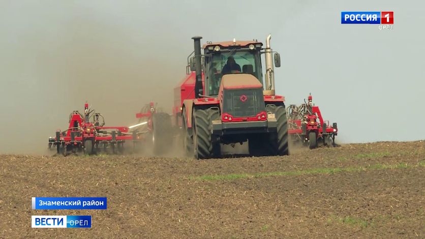 В Орловской области состоялся демо-показ современной сельхозтехники