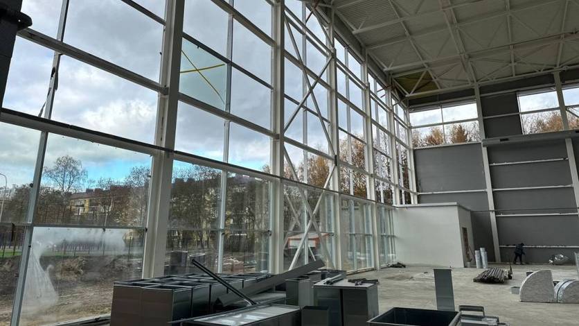 Строительство ФОКа на улице Матвеева в Орле близится к завершению