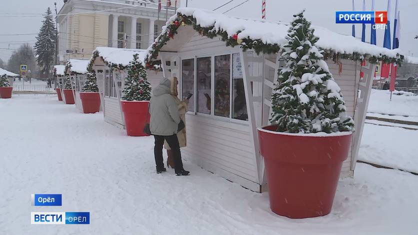 В креативном пространстве "Кладенец" в Орле открылась рождественская ярмарка